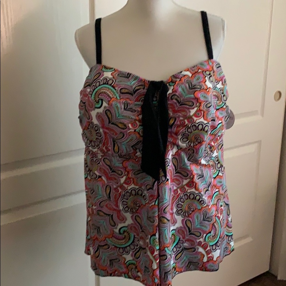 💥A Shore Fit Swimsuit Top- size 24W💥